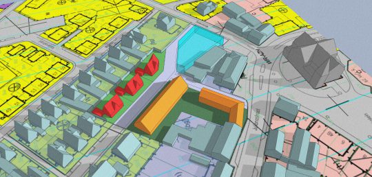 3D impressie - gezondheidscentrum met woonzorg complex, Stramproy | BEELEN CS architecten / Thallia groep Weert - Eindhoven