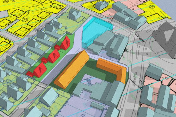 3D impressie - gezondheidscentrum met woonzorg complex, Stramproy | BEELEN CS architecten / Thallia groep Weert - Eindhoven