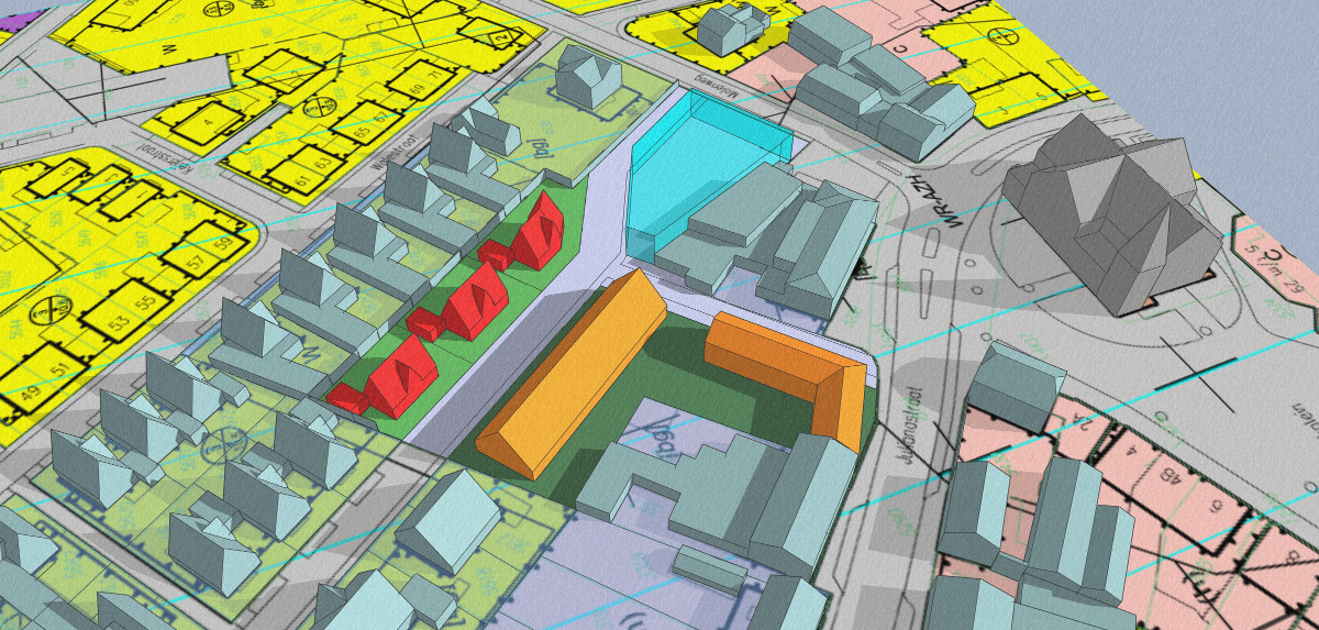 3D impressie gezondheidscentrum met woonzorg complex Stramproy BEELEN CS architecten Eindhoven Thalliagroep Weert