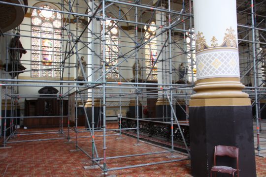 Restauratie in uitvoering - plan voor mausoleum in de Kerk aan de Lange Haven, Schiedam- BEELEN CS architecten Eindhoven / Thalliagroep Weert