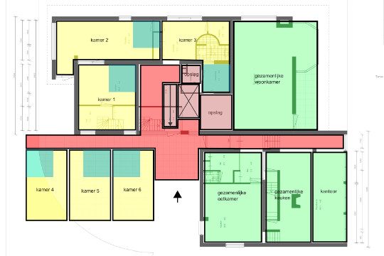 Studie herbestemming herbestemming villa naar jeugdzorg, Tungelroy - BEELEN CS architecten Eindhoven / Thalliagroep Weert