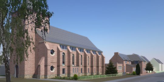 Herbestemming Bernadettekerk, Landgraaf | BEELEN CS architecten / Thallia groep Weert - Eindhoven