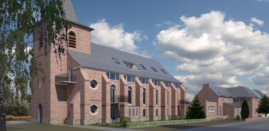 Herbestemming Heilige Bernadettekerk, Landgraaf, Heemwonen - Thalliagroep Weert Eindhoven